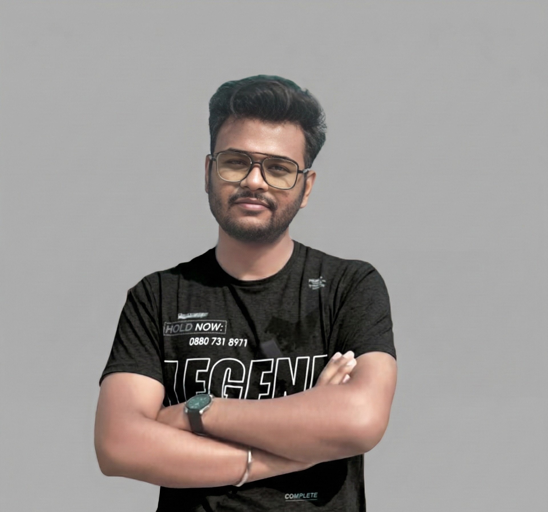 Portrait of Ayush Bathre, web developer